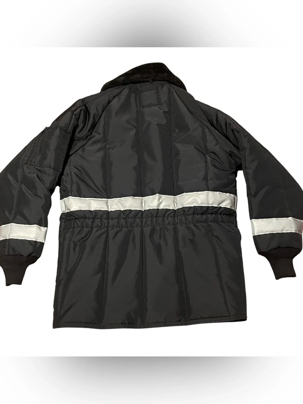 Mens Large RefrigiWear Jacket 0343R Black Iron Tuff Insulated Workwear Coat
